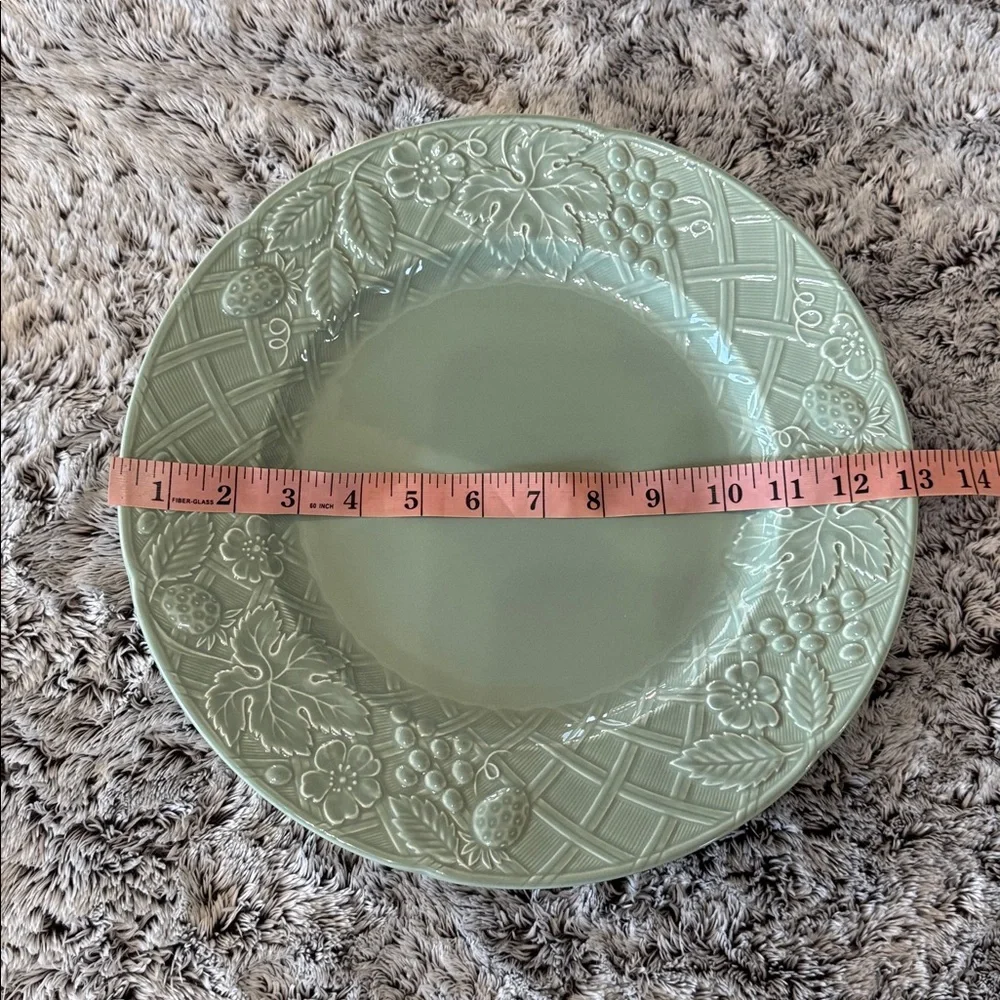 Mikasa English Countryside Celadon DP400 Green Round Serving Plate 12 5/8 Japan